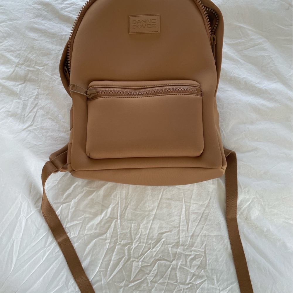 Dagne Dover Dakota M Camel Backpack
